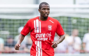 Kamohelo Mokotjo of FC Twente looks on during the Pre-Season Friendly match between Bon Boys vs FC Twente on June 25, 2022 in Haaksbergen, Netherlands.