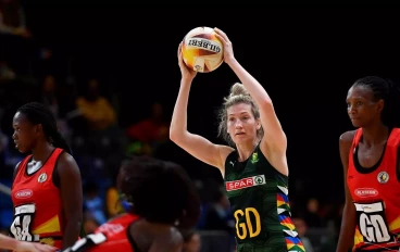 Karla Pretorius (Vice Captain) of South Africa during the Netball World Cup 2023, 5th6th place match between South Africa and Uganda at Cape Town International Convention Centre, Court 1 on A