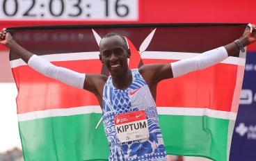 Marathon World Record holder Kelvin Kiptum