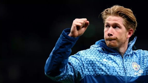 Man City playmaker Kevin De Bruyne knows Premier League title race is 'not done yet'