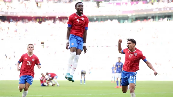 Keysher Fuller goal earns Costa Rica shock late win over Japan at World Cup