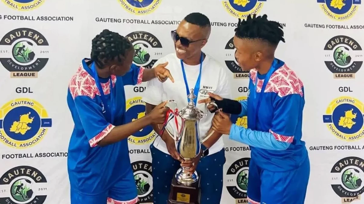 Khabo Zitha celebrates Sasol League promotion with Mamelodi 11 Stars Khabo Zitha celebrates Sasol League promotion with Mamelodi 11 Stars