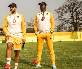 Kaizer Chiefs co-coaches Khalil Ben Youssef and Cedric Kaze