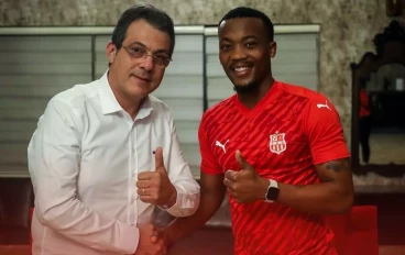 Newly signed CR Belouizdad player Khanyisa Mayo