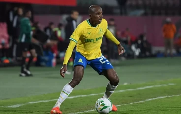 Khuliso Mudau of Mamelodi Sundowns during the CAF Champions League match between Al Ahly and Mamelodi Sundowns