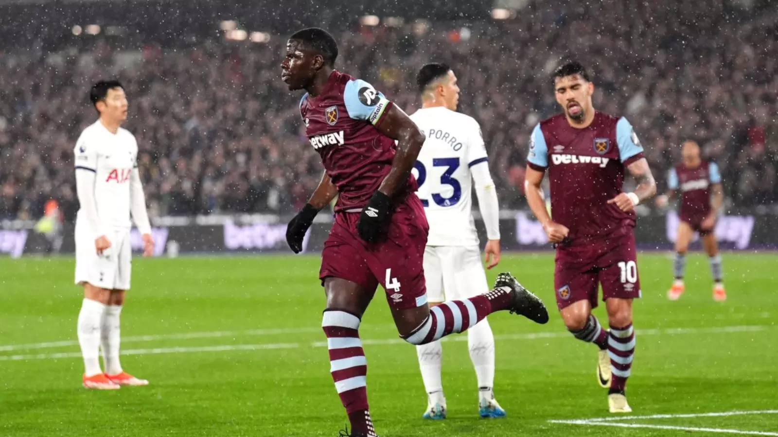 Tottenham pegged back by Kurt Zouma goal as West Ham earn a point at ...