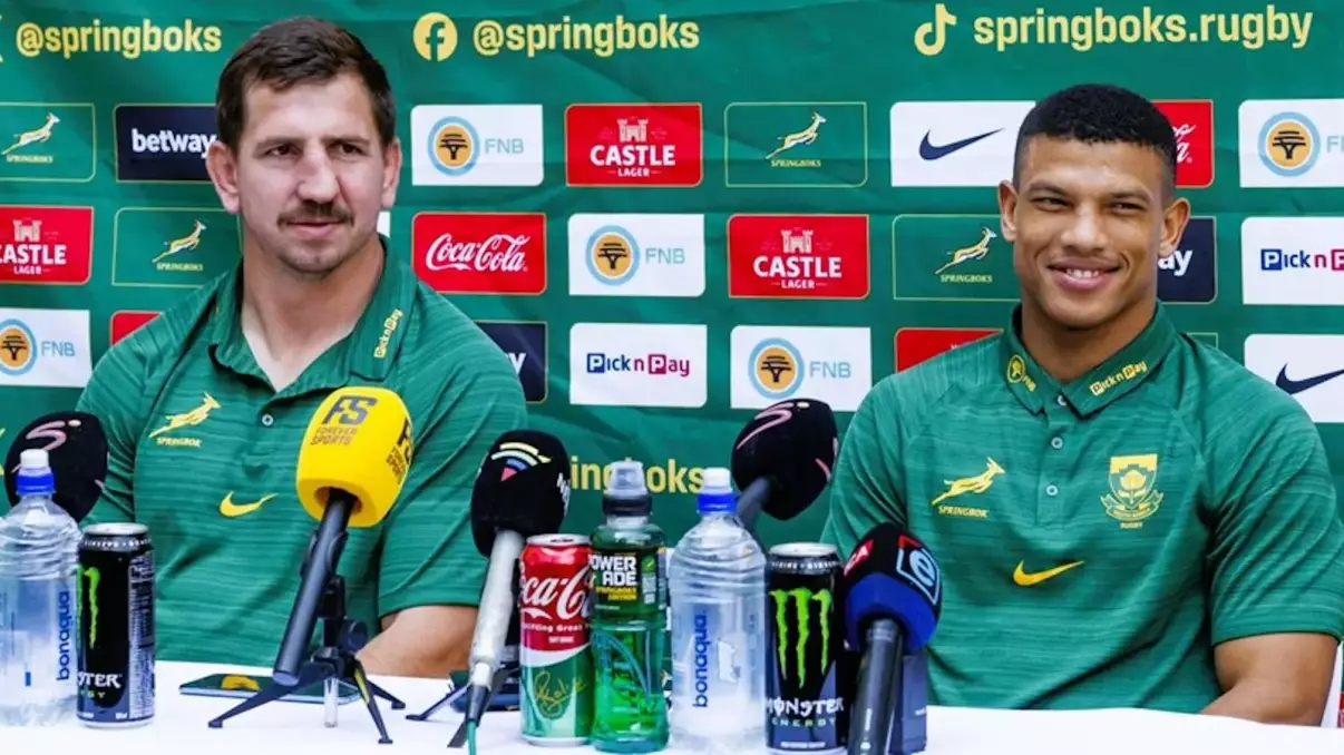 Bok stars Kwagga Smith and Kurt-Lee Arendse looking forward to Georgia Test