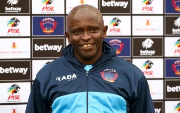 Kwanele Kopo, Head Coach, of Chippa United during the Betway Premiership match between Chippa United and SuperSport United at Nelson Mandela Bay Stadium on November 26, 2024 in Gqeberha, Sout