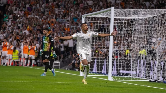 Kylian Mbappe breaks La Liga duck with double at Bernabeu