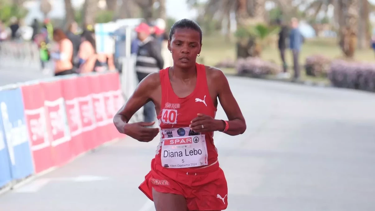 Lebo Phalula gears up for the Absa Run Your City 10km race in Cape Town
