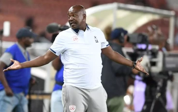 Lehlohonolo Seema head coach of Sekhukhune United during the Betway Premiership match between Sekhukhune United and Cape Town City FC at Peter Mokaba Stadium on December 07, 2024 in Polokwane