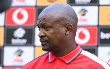 Lehlohonolo Seema, coach of Sekhukhune United during the Betway Premiership match between Kaizer Chiefs and Sekhukhune United at Moses Mabhida Stadium on January 19, 2025 in Durban, South Afr