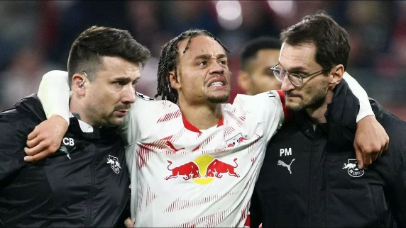 RB Leipzig's Xavi Simons faces long injury layoff