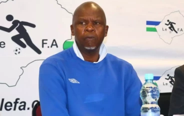 Lesotho coach Leslie Notsi