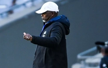 Leslie Notsi, head coach of Lesotho during the 2026 FIFA World Cup, qualifier match between Zimbabwe and Lesotho at Orlando Stadium on June 07, 2024 in Johannesburg, South Africa.