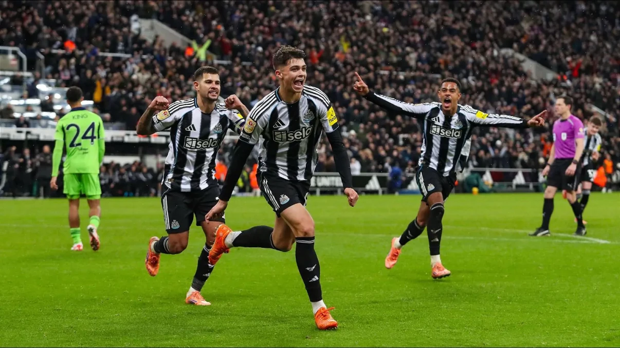 Eddie Howe hails Lewis Miley as Newcastle strike late to reach Carabao Cup semis Eddie Howe hails Lewis Miley as Newcastle strike late to reach Carabao Cup semis