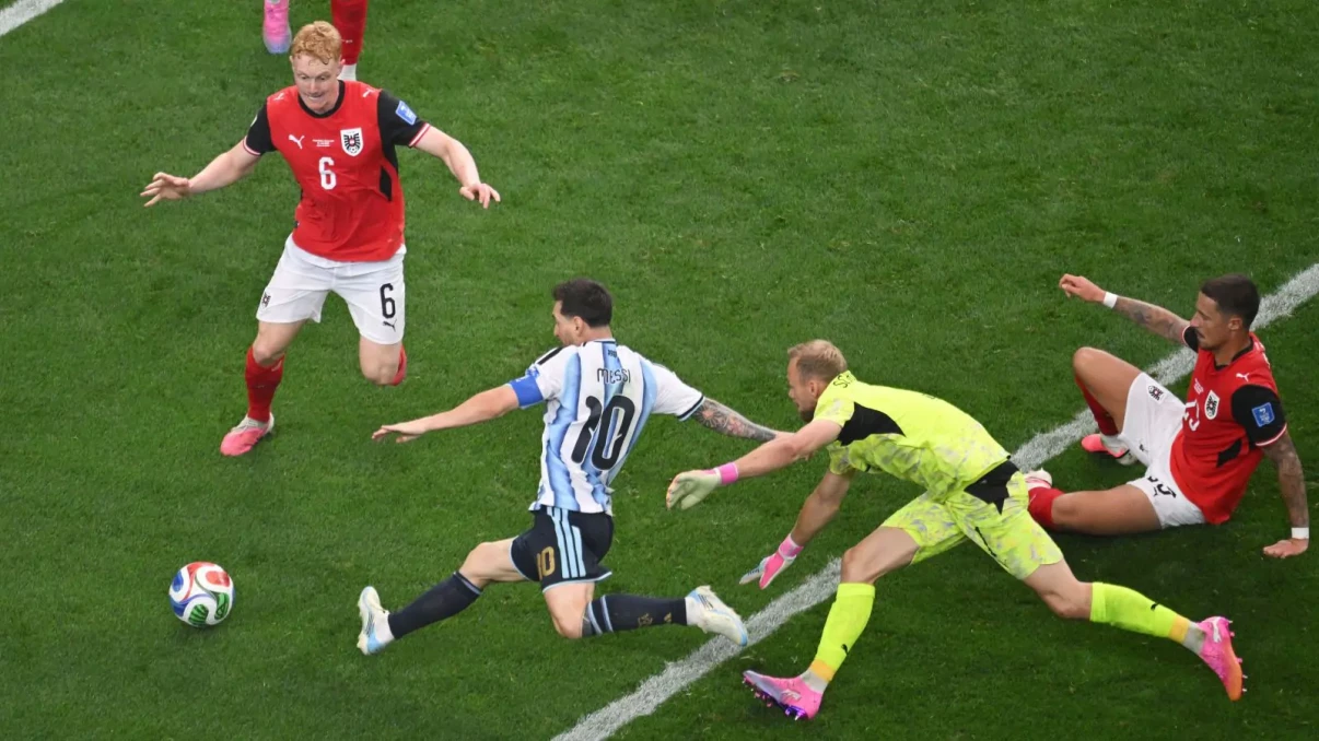 Magical Messi breaks World Cup record with brace as Argentina ease past Austria Magical Messi breaks World Cup record with brace as Argentina ease past Austria