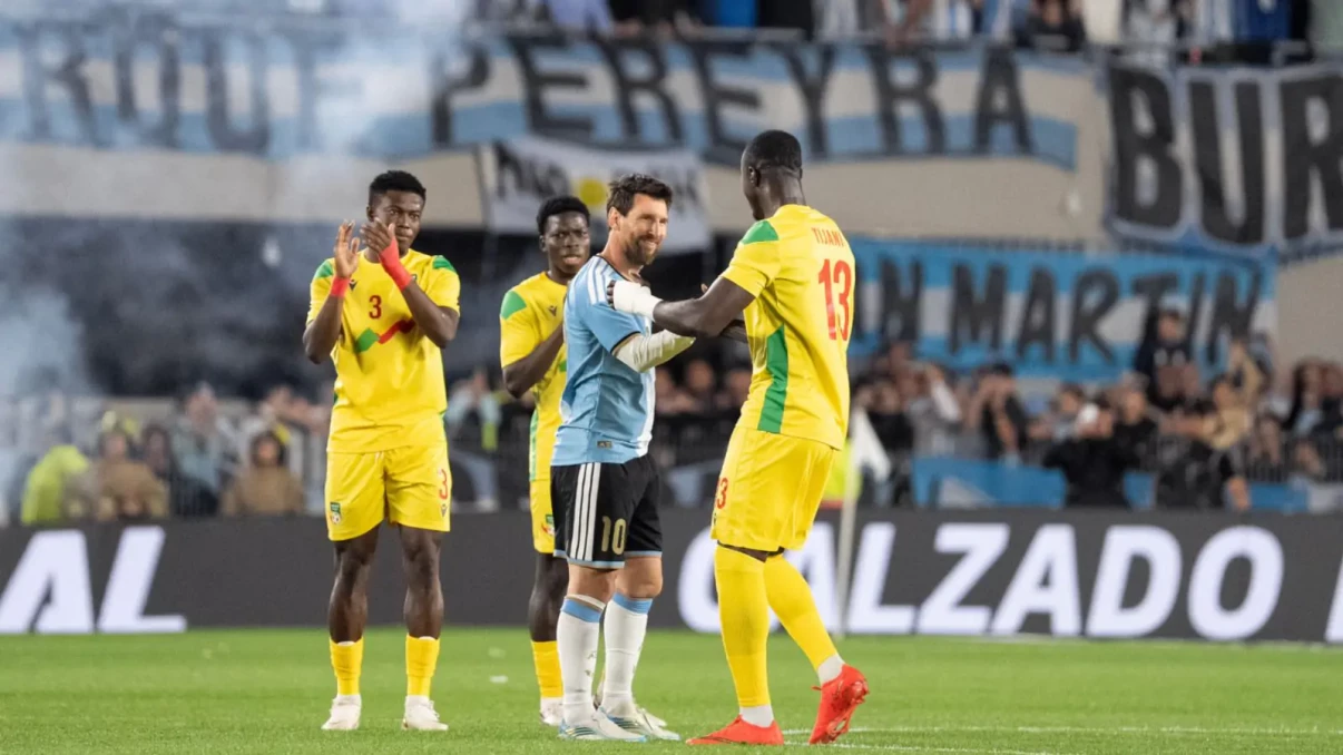 Benin put up brave fight but Lionel Messi gets winning Argentina farewell Benin put up brave fight but Lionel Messi gets winning Argentina farewell