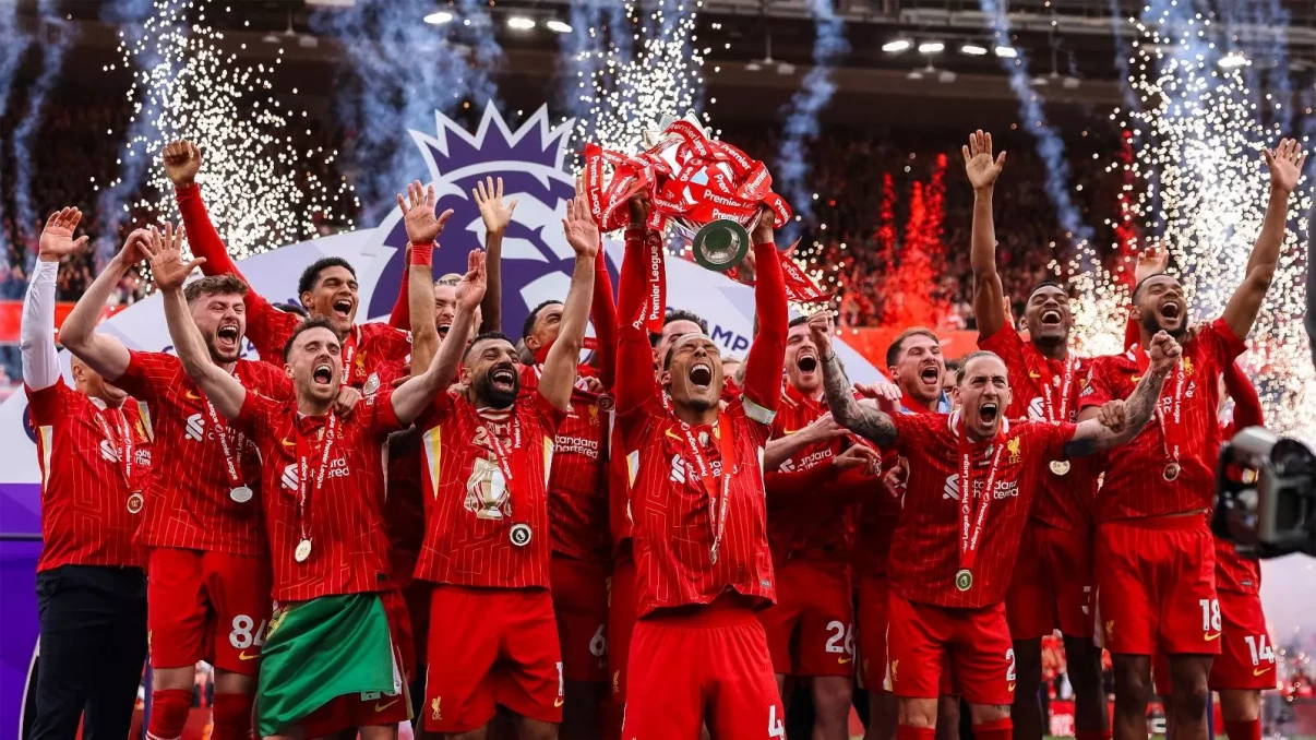 Liverpool celebrate while Man City and Chelsea qualify for Champions League on dramatic final day