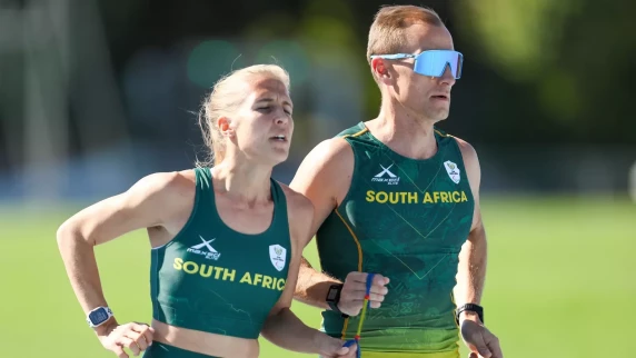 Louzanne Coetzee guide Claus Kempen assures mental strength for Para Games