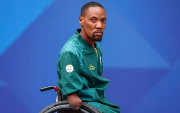 Team SA Paralympic bronze medallist Lucas Sithole