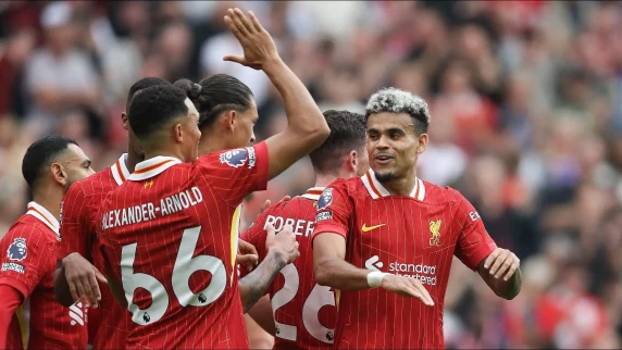 Luis Diaz double leads Liverpool past Bournemouth