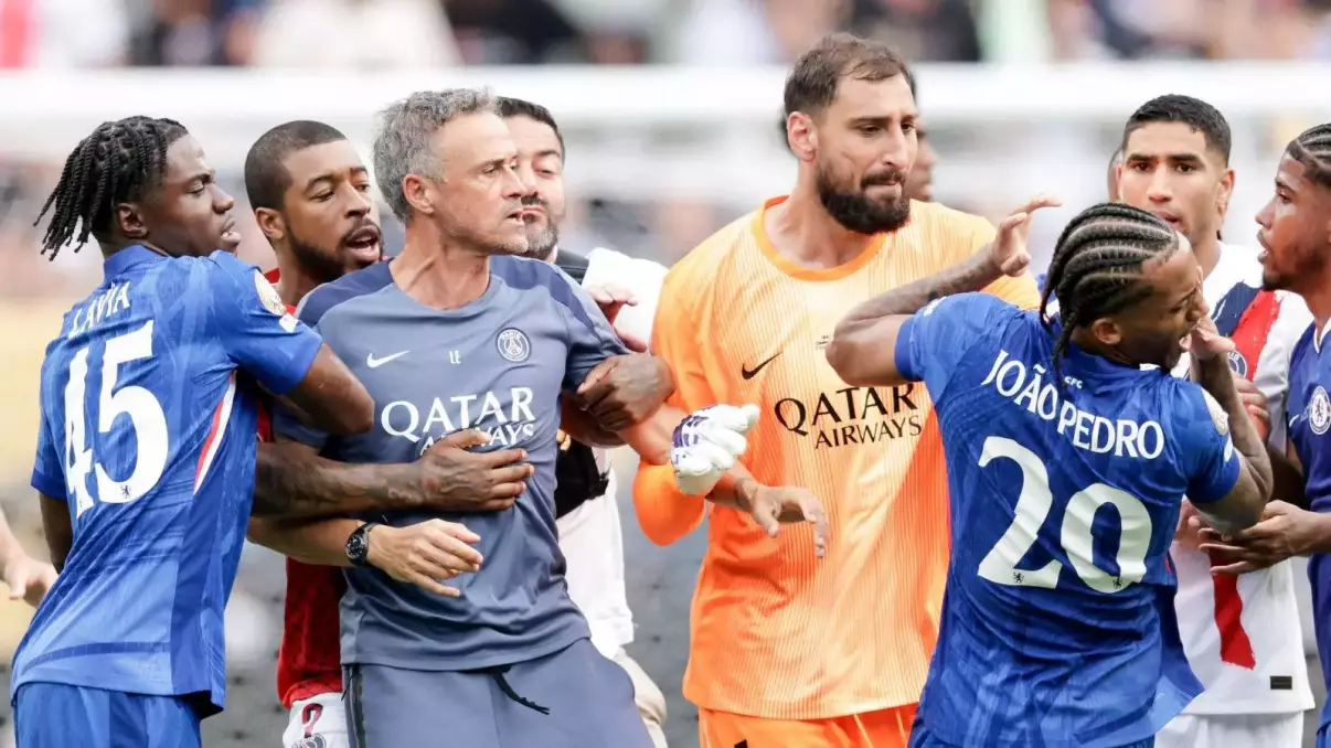 Chelsea's Joao Pedro takes swipe at PSG following post-match melee