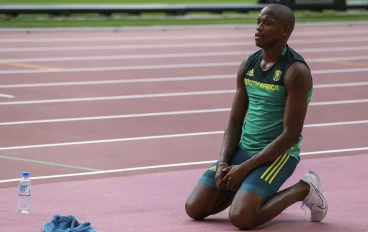 South African long jumper Luvo Manyonga