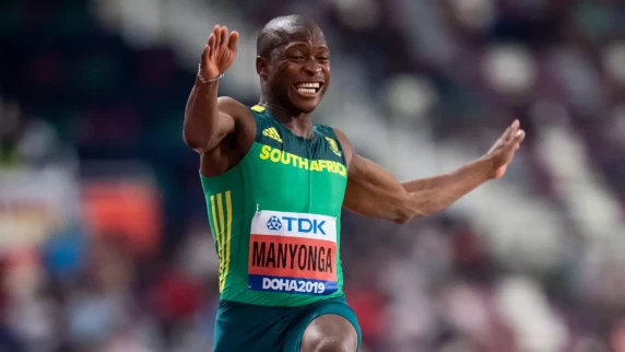 Luvo Manyonga awaiting World Athletics permission to return to sport