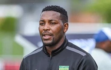 Mabhuti Khenyeza, coach of Golden Arrows FC during the Carling Knockout match between Golden Arrows and Cape Town City at Mpumalanga Stadium on October 21, 2023 in Hammarsdale, South Africa.