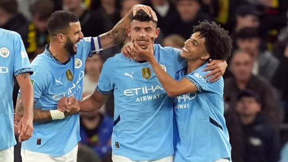 Carabao Cup: Manchester City survive late scare to edge past Watford