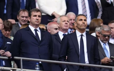 Manchester City chairman Khaldoon Mubarak and CEO Ferran Soriano