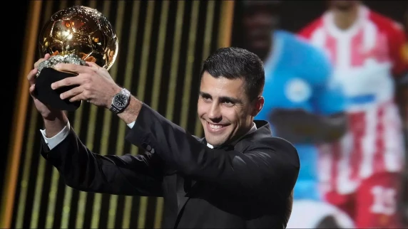 Rodri takes Ballon d'Or honour amid Real Madrid's Paris absence