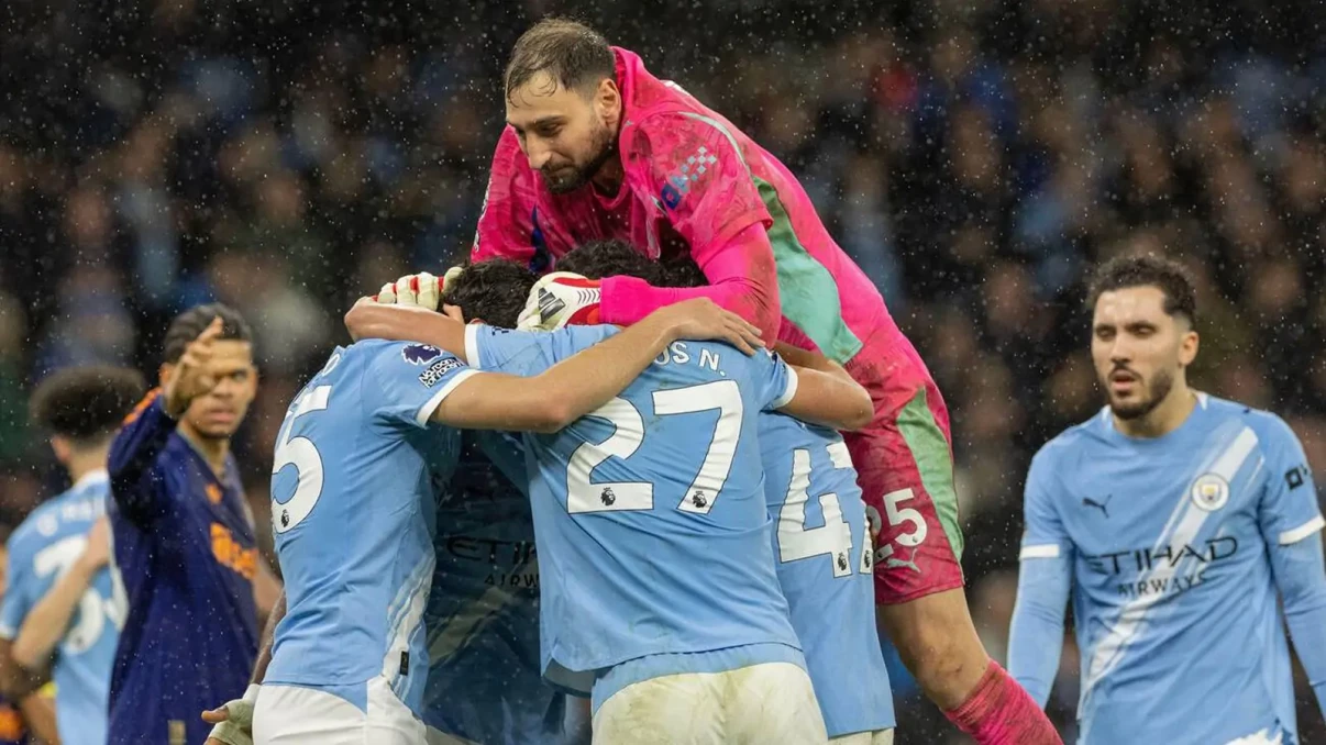 Nico O'Reilly brace helps Man City sink Newcastle to close gap on Arsenal Nico O'Reilly brace helps Man City sink Newcastle to close gap on Arsenal