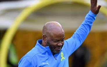 Manqoba Mngqithi, head coach of Mamelodi Sundowns during the MTN8, Semi Final, 2nd Leg match between Stellenbosch FC and Mamelodi Sundowns at Moses Mabhida Stadium on September 01, 2024 in Du