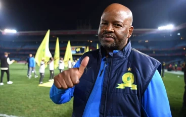 Mamelodi Sundowns coach Manqoba Mngqithi during the Betway Premiership match between Mamelodi Sundowns and SuperSport United at Loftus Versfeld Stadium on September 17, 2024 in Pretoria, Sout