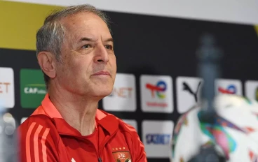 Al Ahly head coach Marcel Koller during the Al Ahly SC media open day at Orlando Stadium on December 06, 2024 in Johannesburg, South Africa.