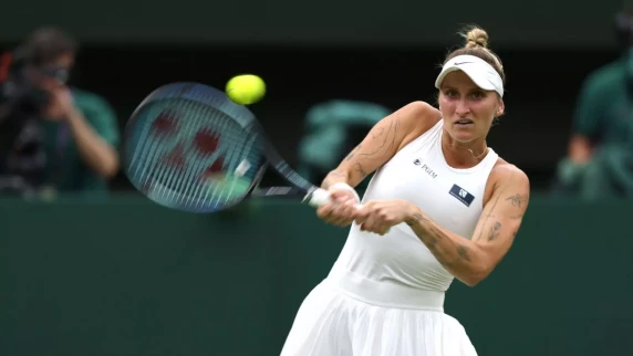 Wimbledon champion Marketa Vondrousova suffers injury scare