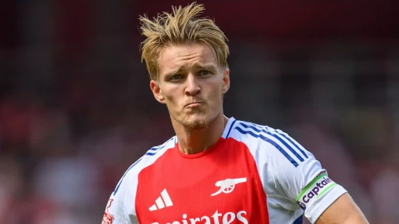 Arsenal's Martin Odegaard out of contention for three weeks with injury