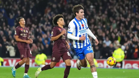 Man City fall to fourth straight defeat after late comeback show at Brighton