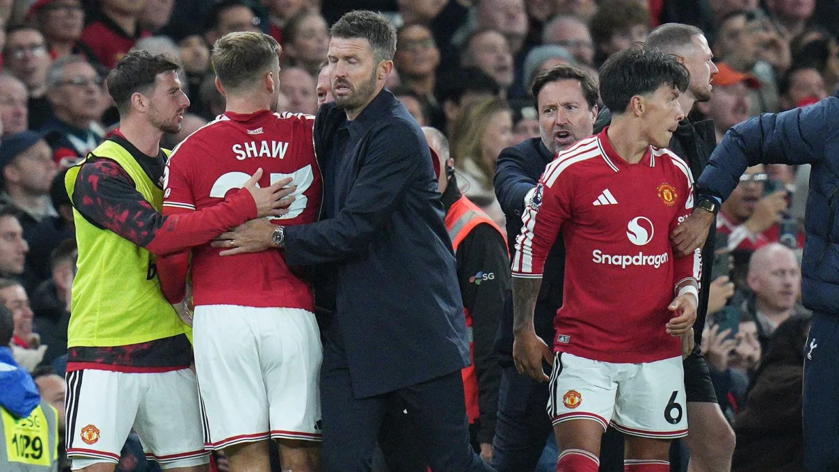 Carrick shares 'mixed feelings' after Man United draw against Tottenham Carrick shares 'mixed feelings' after Man United draw against Tottenham