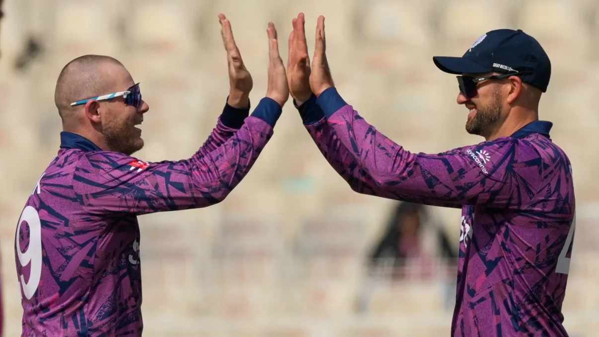 Scotland unleash Michael Leask in win over T20 World Cup debutants Italy Scotland unleash Michael Leask in win over T20 World Cup debutants Italy