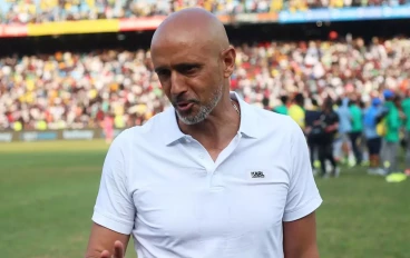 Miguel De Azevedo Cardoso, Head coach of Mamelodi Sundowns during the Betway Premiership match between Mamelodi Sundowns and Orlando Pirates at Loftus Versfeld Stadium on February 08, 2025 in