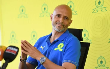 Mamelodi Sundowns coach Miguel Cardoso during the Mamelodi Sundowns media open day at Chloorkop on March 13, 2025 in Johannesburg, South Africa.