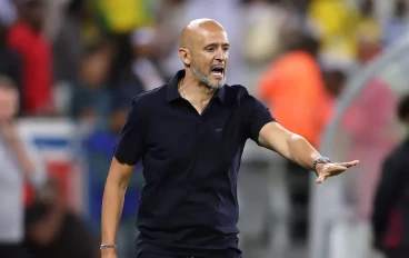 Mamelodi Sundowns coach Miguel Cardoso during the Betway Premiership match between Stellenbosch FC and Mamelodi Sundowns at DHL Stadium on December 18, 2024 in Cape Town, South Africa.