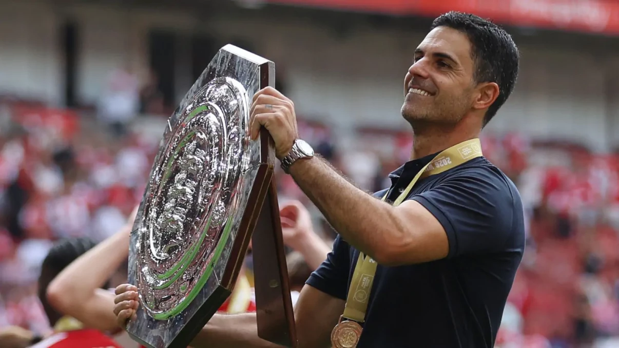 Mikel Arteta hails Arsenal after Community Shield success: 'That's the standard for us' Mikel Arteta hails Arsenal after Community Shield success: 'That's the standard for us'