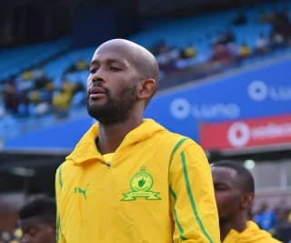 PRETORIA, SOUTH AFRICA - SEPTEMBER 24: Mosa Lebusa of Mamelodi Sundowns during the Betway Premiership match between Mamelodi Sundowns and Marumo Gallants FC at Loftus Versfeld Stadium on Sept