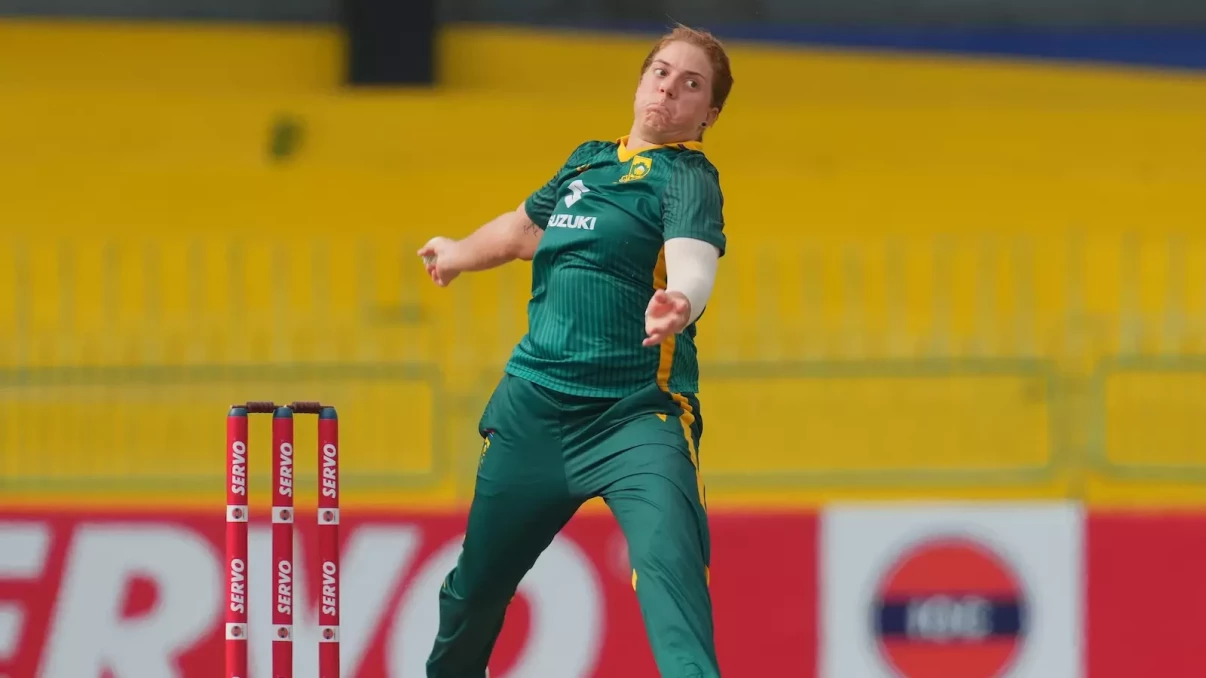 Nadine de Klerk reacts to Proteas Women milestone