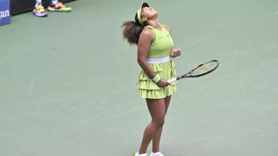 Emotional Naomi Osaka makes winning return to US Open after beating Jelena Ostapenko