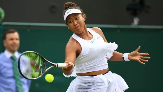 Naomi Osaka claims first victory at Wimbledon in six years